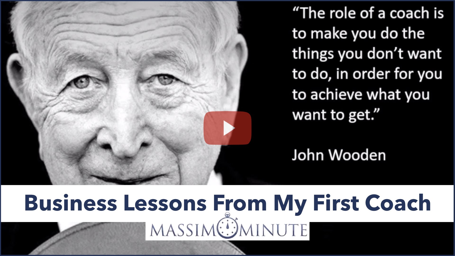 Business Lessons From My First Coach Massimo CRE Coach
