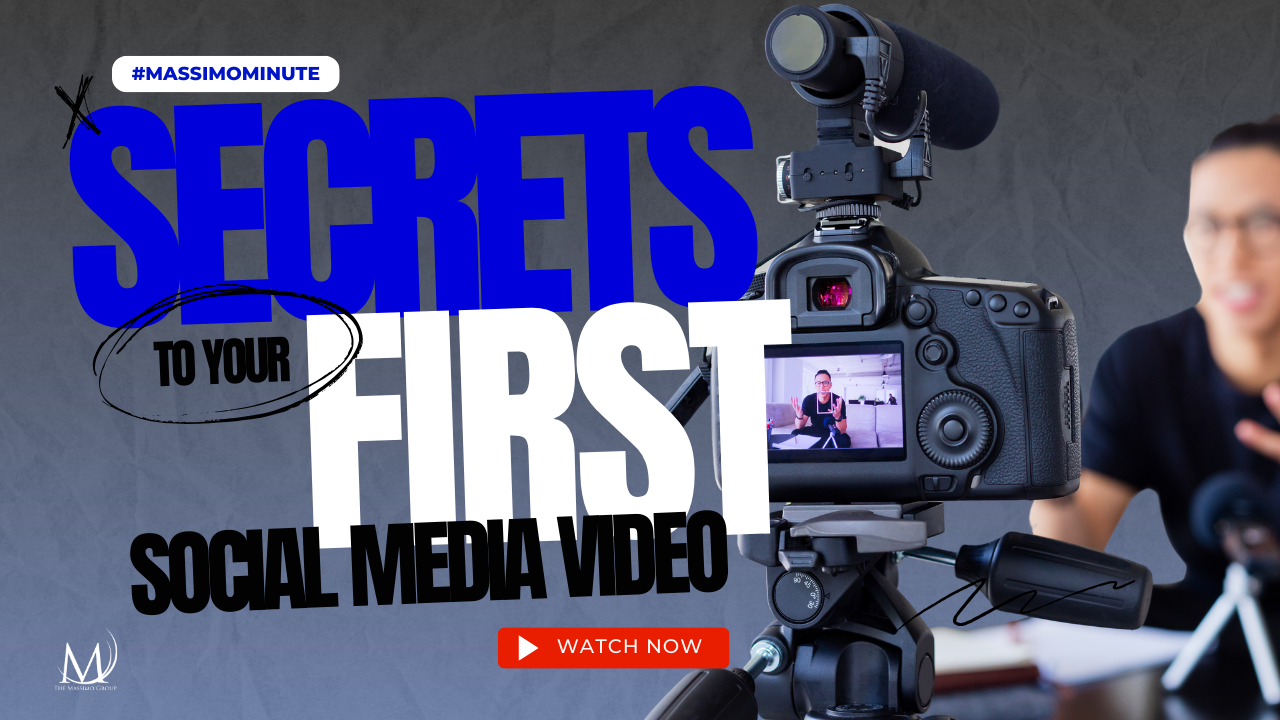 Secrets for your first social media video - Massimo Minute by the Massimo Group
